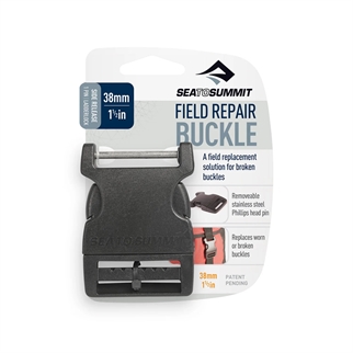 Field Repair Buckle Side Release 1 pin Black 38mm